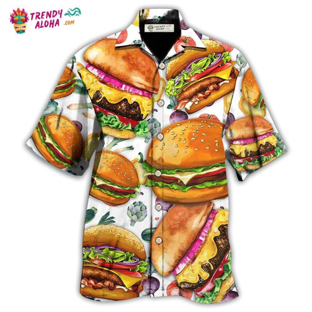 Food Big Burger Life Is Better With Burger Hawaiian Shirt – Trendy Aloha Food Big Burger Life Is Better With Burger Hawaiian Shirt – Trendy Aloha
