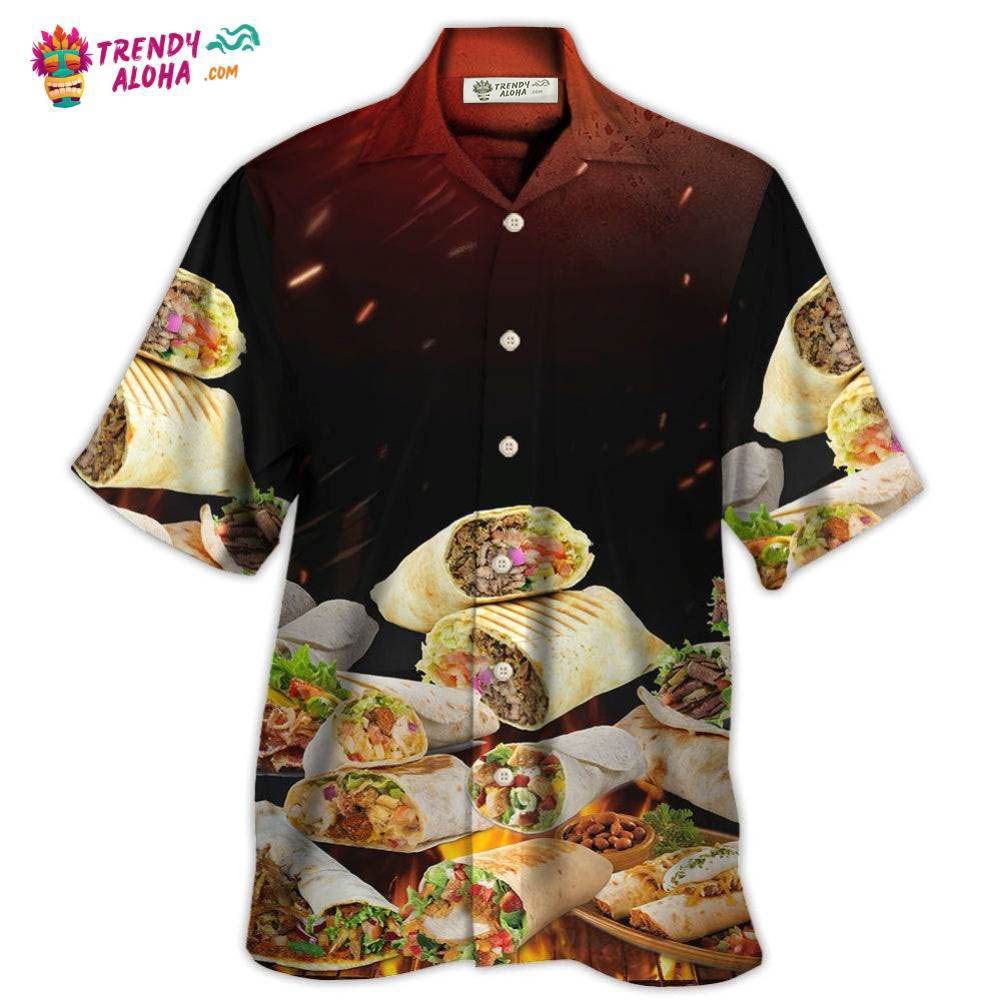 Food Burritos Fast Food Delicious Hawaiian Shirt – Trendy Aloha Food Burritos Fast Food Delicious Hawaiian Shirt – Trendy Aloha