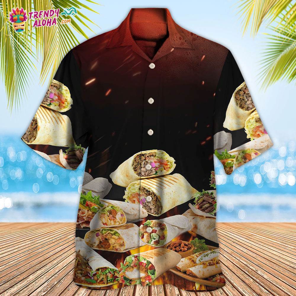 Food Burritos Fast Food Delicious Hawaiian Shirt – Trendy Aloha