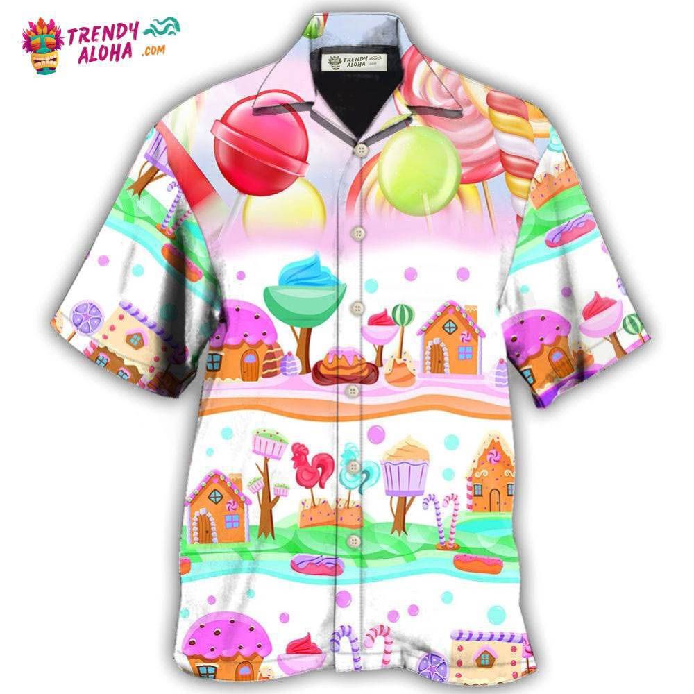 Food Dessert Colourful Cookies Candy Lolipop Hawaiian Shirt – Trendy Aloha Food Dessert Colourful Cookies Candy Lolipop Hawaiian Shirt – Trendy Aloha