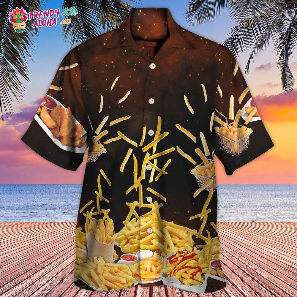 Food French Fries Fast Food Delicious Hawaiian Shirt – Trendy Aloha