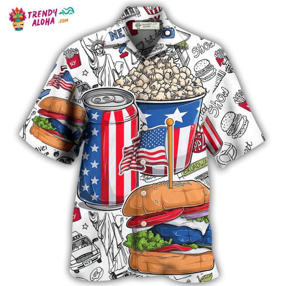 Food Independence Day Hawaiian Shirt – Trendy Aloha Food Independence Day Hawaiian Shirt – Trendy Aloha