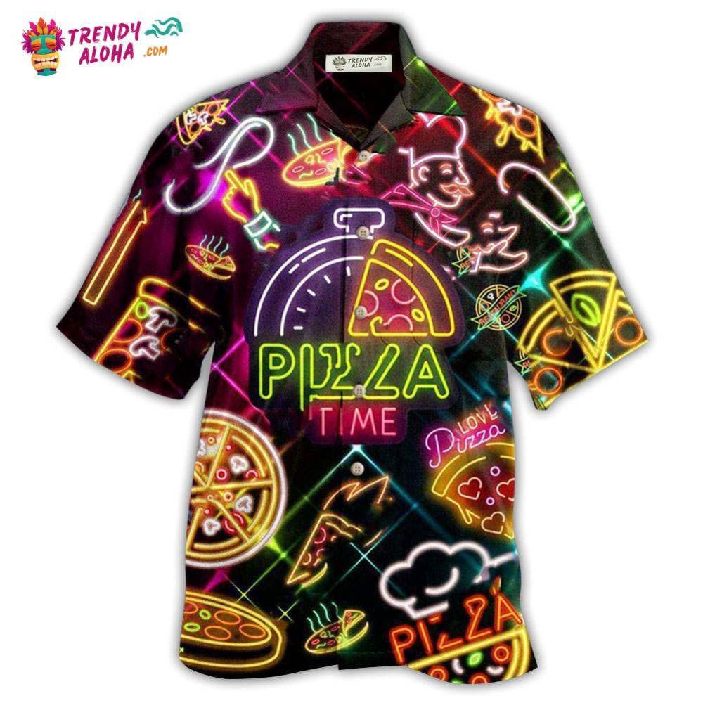 Food It’S Pizza Time Stunning Hawaiian Shirt – Trendy Aloha Food It’S Pizza Time Stunning Hawaiian Shirt – Trendy Aloha
