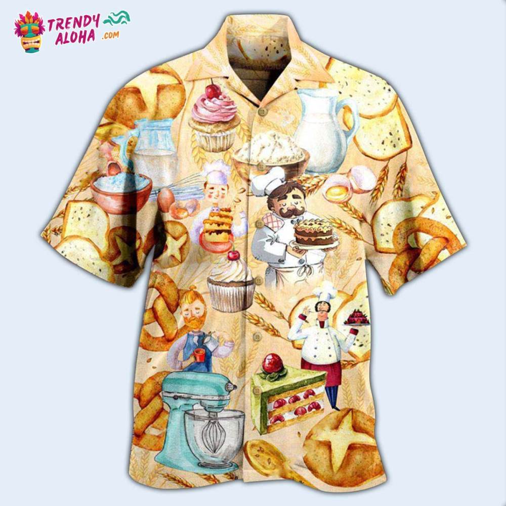 Food Love At First Bite Bakery Cool Hawaiian Shirt – Trendy Aloha