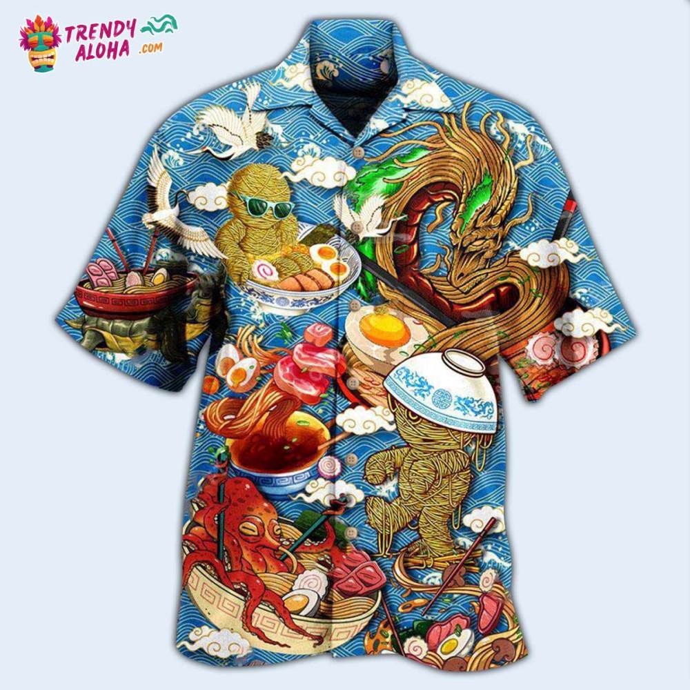 Food Ramen Fixes Everything Cool Hawaiian Shirt – Trendy Aloha