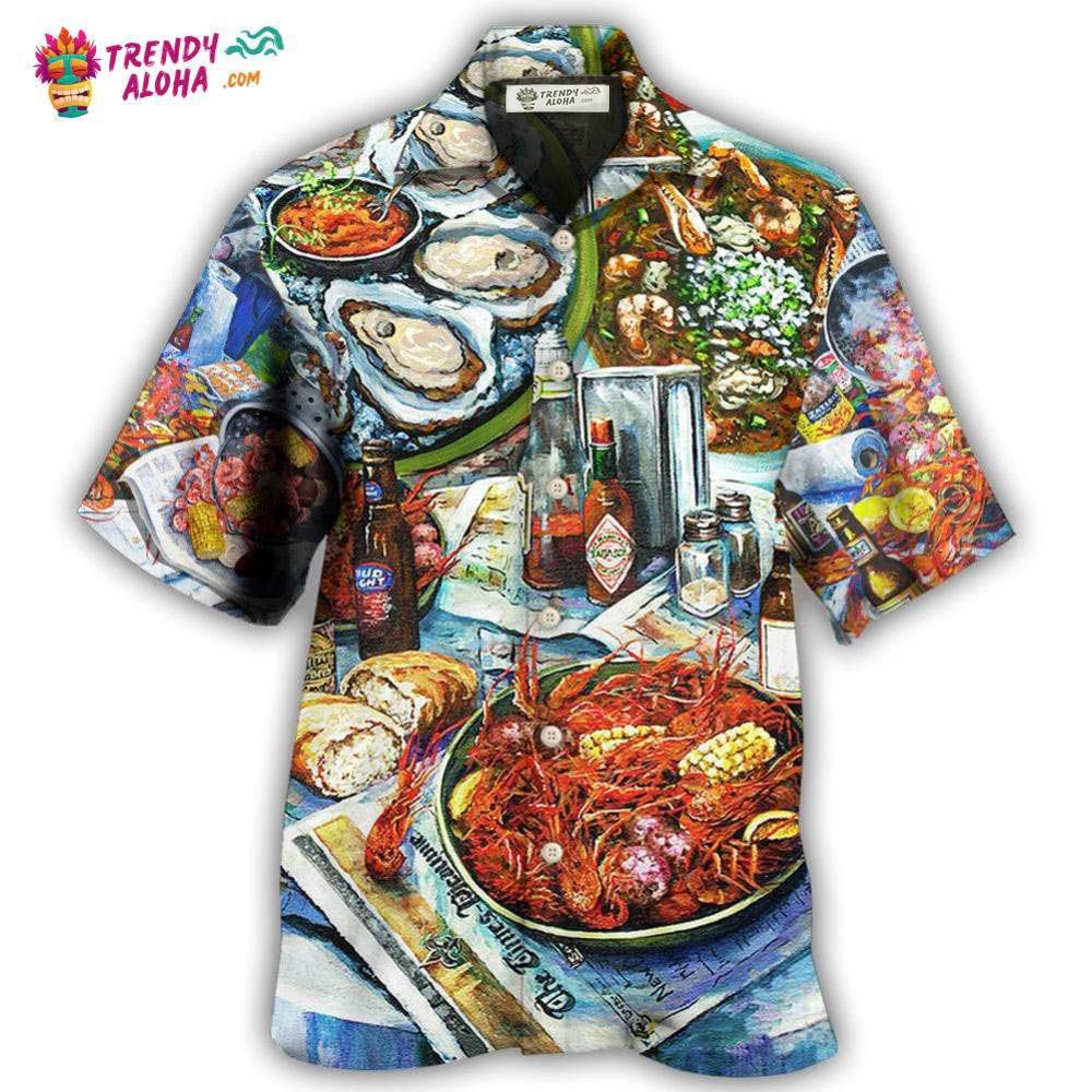 Food Sea Food And Drink Art Style Hawaiian Shirt – Trendy Aloha Food Sea Food And Drink Art Style Hawaiian Shirt – Trendy Aloha
