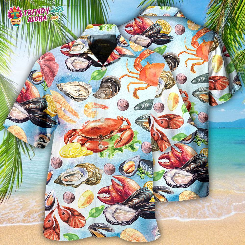 Food Seafood Basic Style Hawaiian Shirt – Trendy Aloha