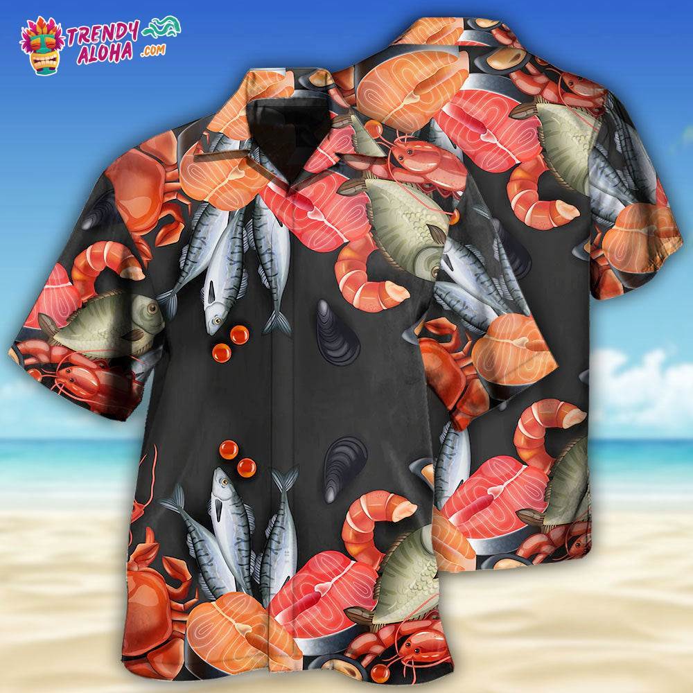 Food Seafood Lover Hawaiian Shirt – Trendy Aloha