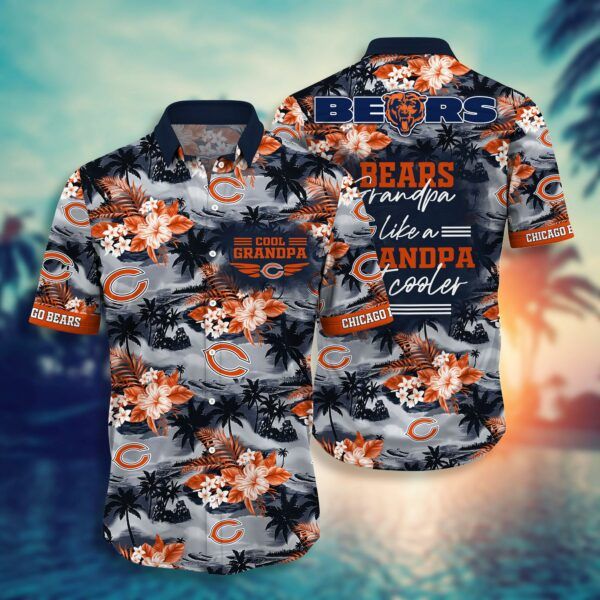 For Grandparent: NFL Chicago Bears Hawaiian Shirt