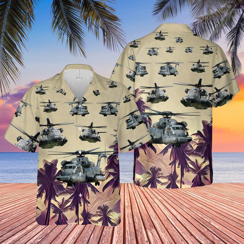 Force Sikorsky Mh53 Pave Low Trendy Hawaiian Shirt, Trendy Hawaiian Shirt For Men, Women