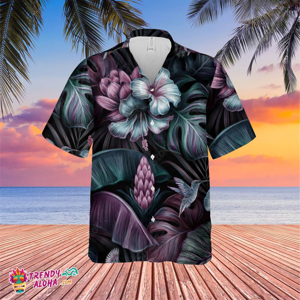 Forest Trending Hawaiian Shirt, Summer Vacation Hawaiian Shirt