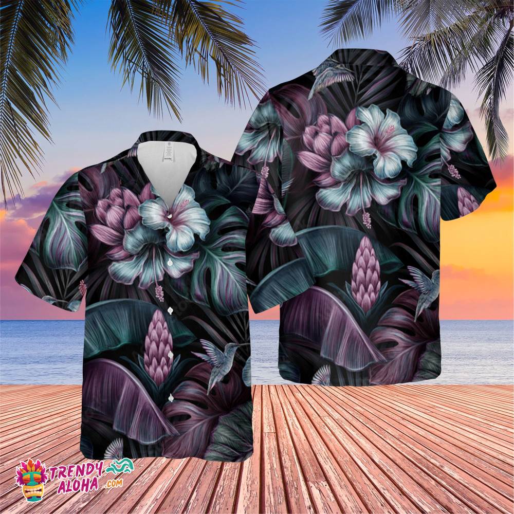 Forest Trending Hawaiian Shirt, Summer Vacation Hawaiian Shirt