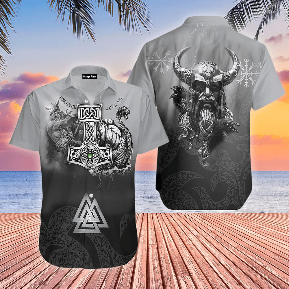 Forever We Are One Viking Hawaiian Shirt For