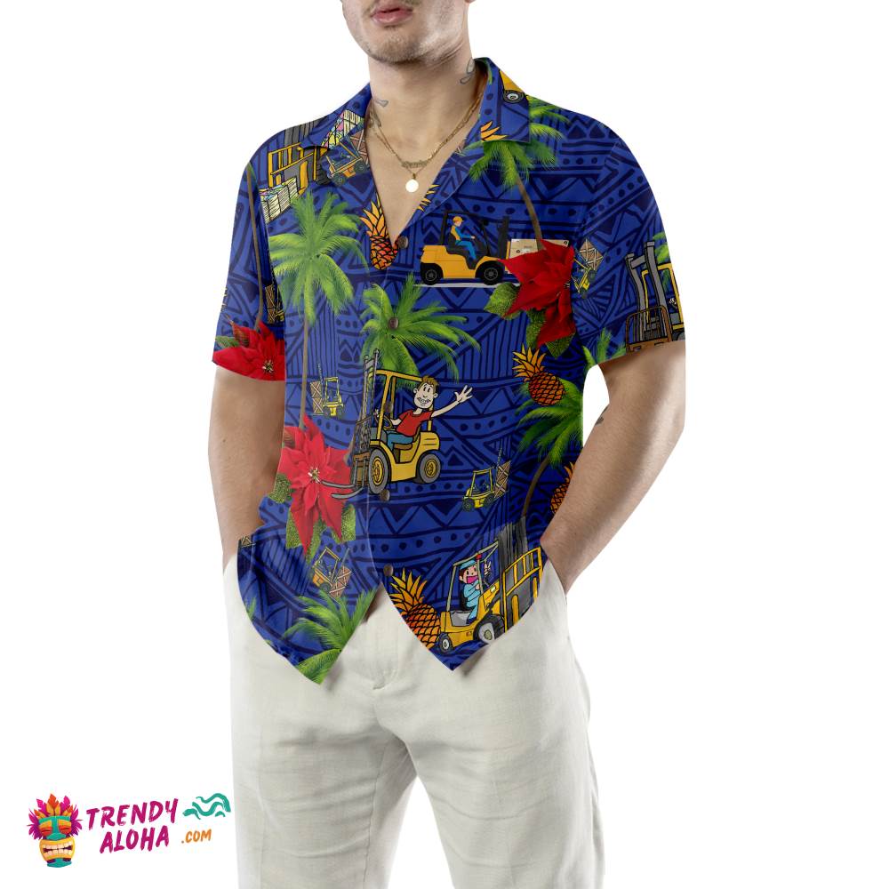 Forklift Life Hawaiian Shirt Trendy Aloha