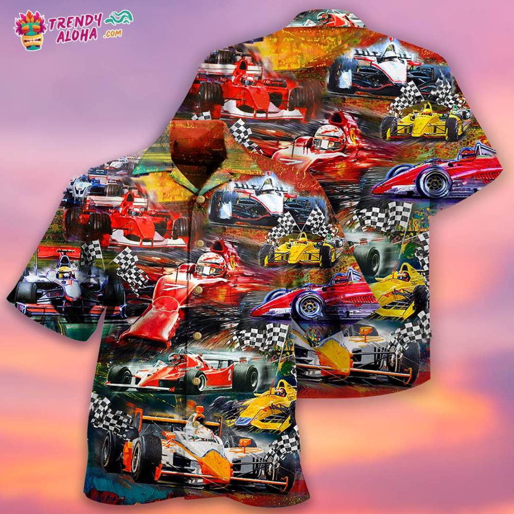 Formula One Car Racing Life Is Better At The Race Hawaiian Shirt