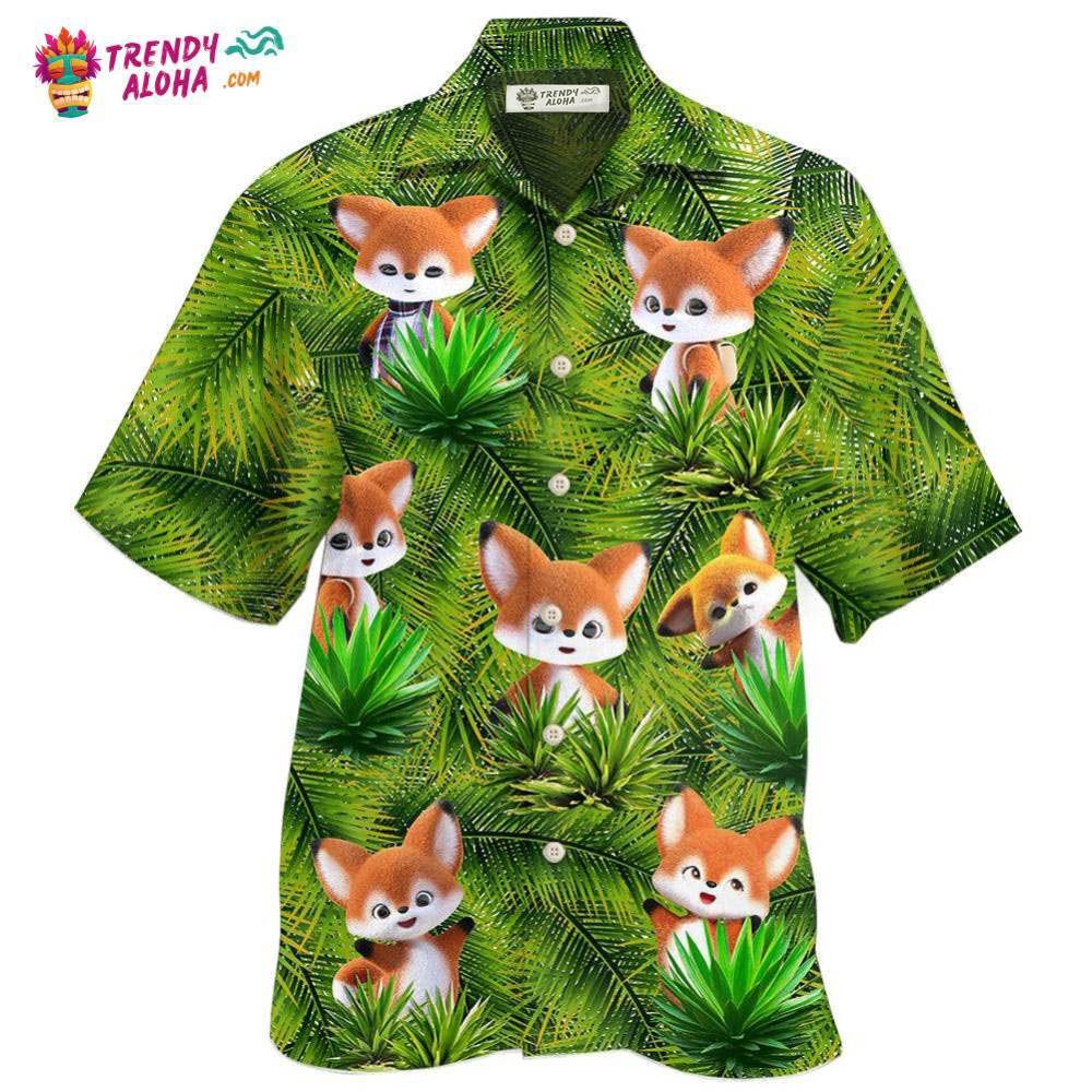 Fox In 3D Animator Fox Hawaiian Shirt – Trendy Aloha
