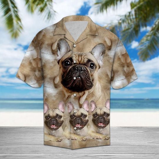 French Bulldog Aloha Hawaiian Shirt for Both Genders