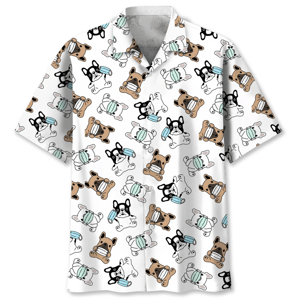 French Bulldog Funny Trendy Hawaiian Shirt