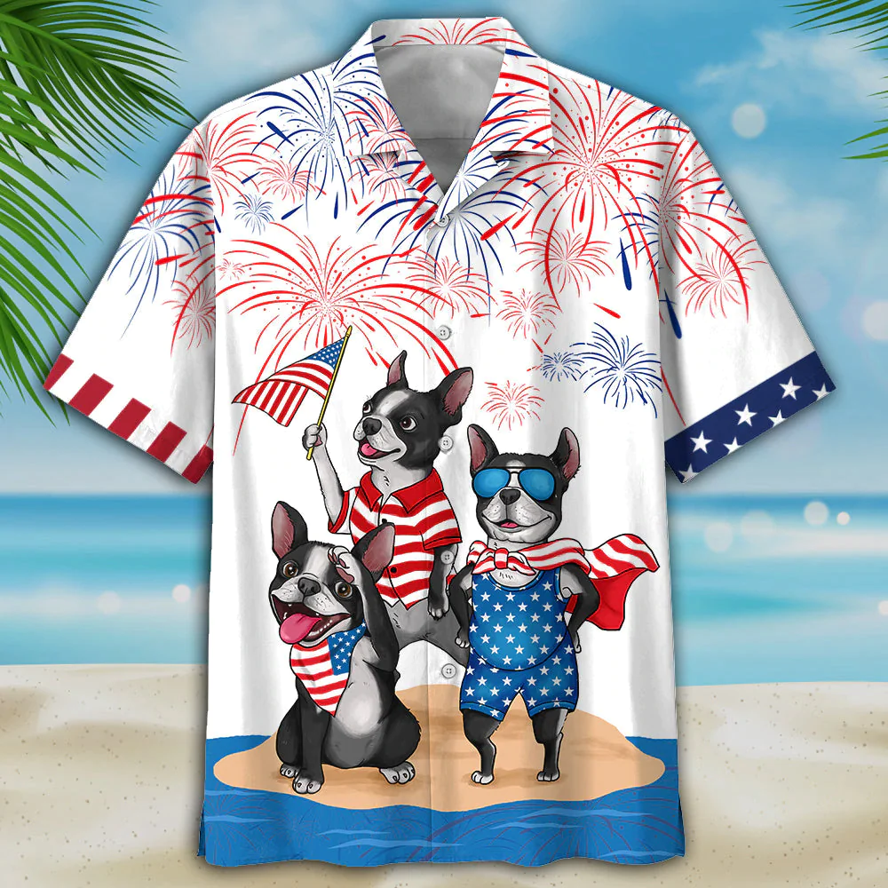 French Bulldog Trendy Hawaiian Shirt – Independence Is Coming, Usa Patriotic Trendy Hawaiian Shirt French Bulldog Trendy Hawaiian Shirt – Independence Is Coming, Usa Patriotic Trendy Hawaiian Shirt