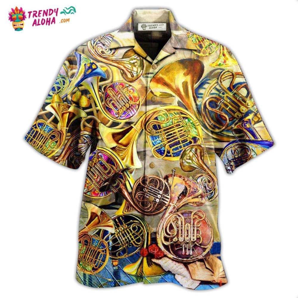 French Horn Music Is Life Itself Hawaiian Shirt – Trendy Aloha French Horn Music Is Life Itself Hawaiian Shirt – Trendy Aloha