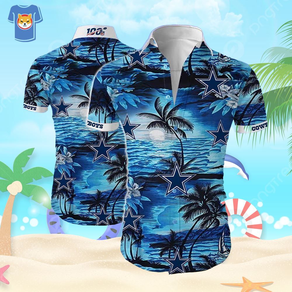 Friend’s Beach Gift Summer Essence Dallas Cowboys Hawaiian Shirt