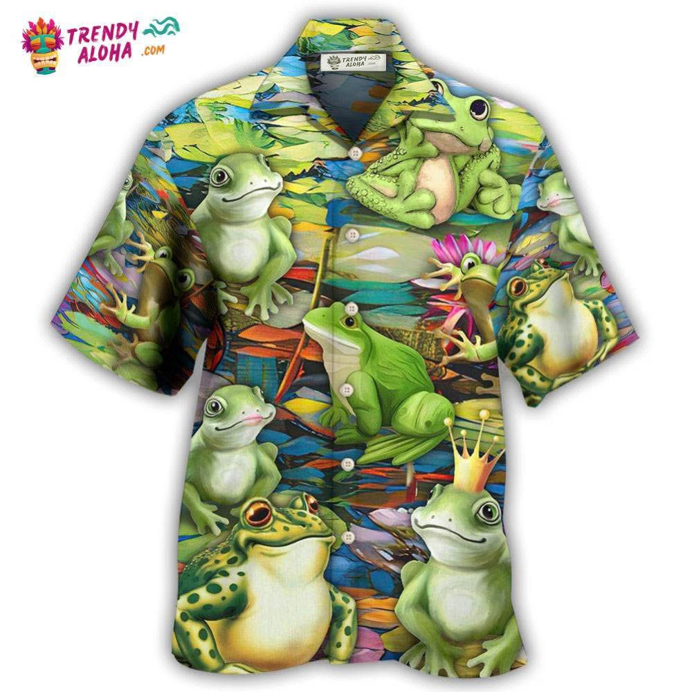 Frog In Wonderland Hawaiian Shirt – Trendy Aloha Frog In Wonderland Hawaiian Shirt – Trendy Aloha