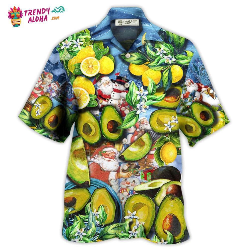 Fruit Avocado Lemon Summer Time Christmas Hawaiian Shirt – Trendy Aloha Fruit Avocado Lemon Summer Time Christmas Hawaiian Shirt – Trendy Aloha