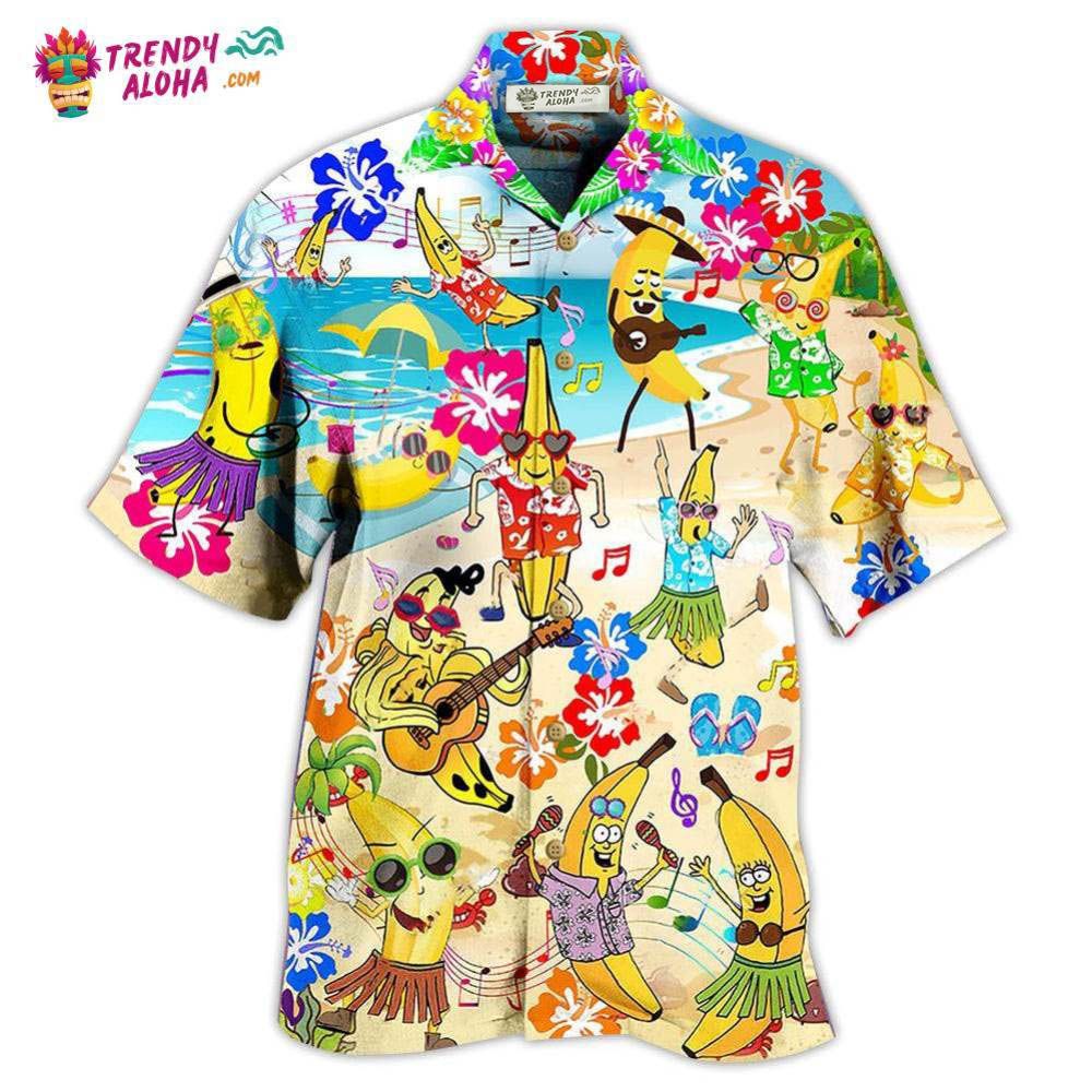 Fruit Banana Love Beach Music Hawaiian Shirt – Trendy Aloha Fruit Banana Love Beach Music Hawaiian Shirt – Trendy Aloha