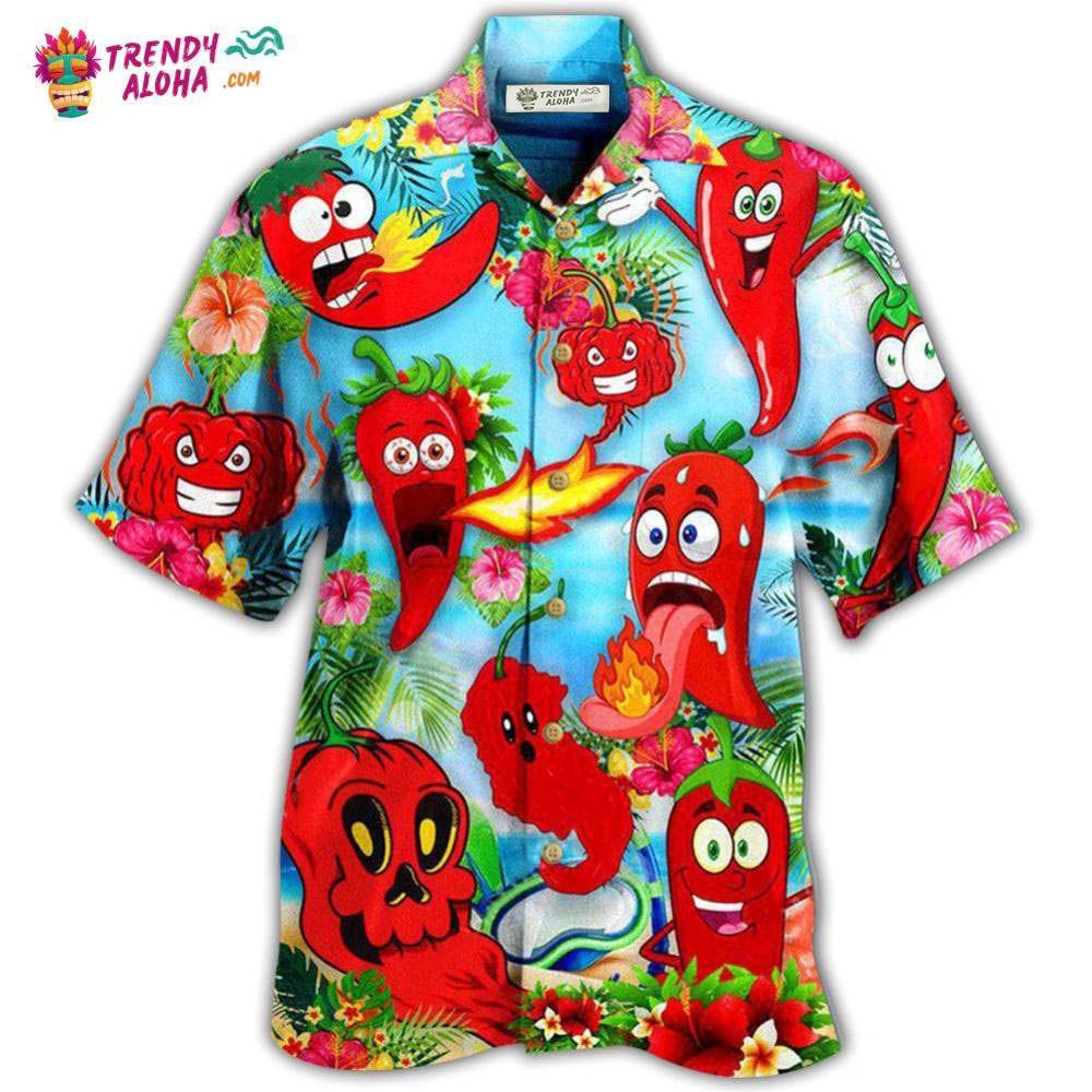 Fruit Chili Funny Chili Peppers Hawaiian Shirt – Trendy Aloha Fruit Chili Funny Chili Peppers Hawaiian Shirt – Trendy Aloha
