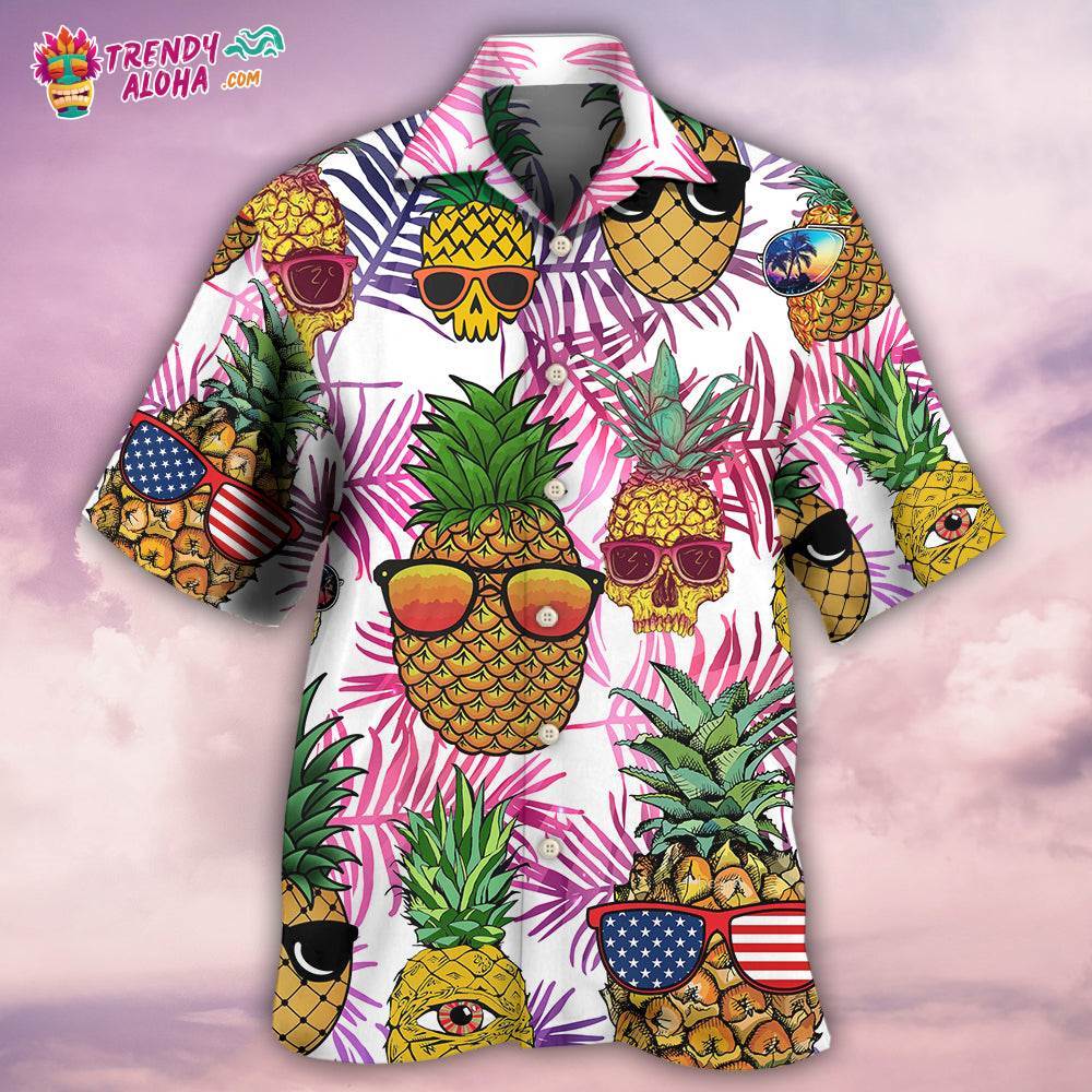 Fruit Hawaii Tropical Pineapple Cool Style Hawaiian Shirt – Trendy Aloha