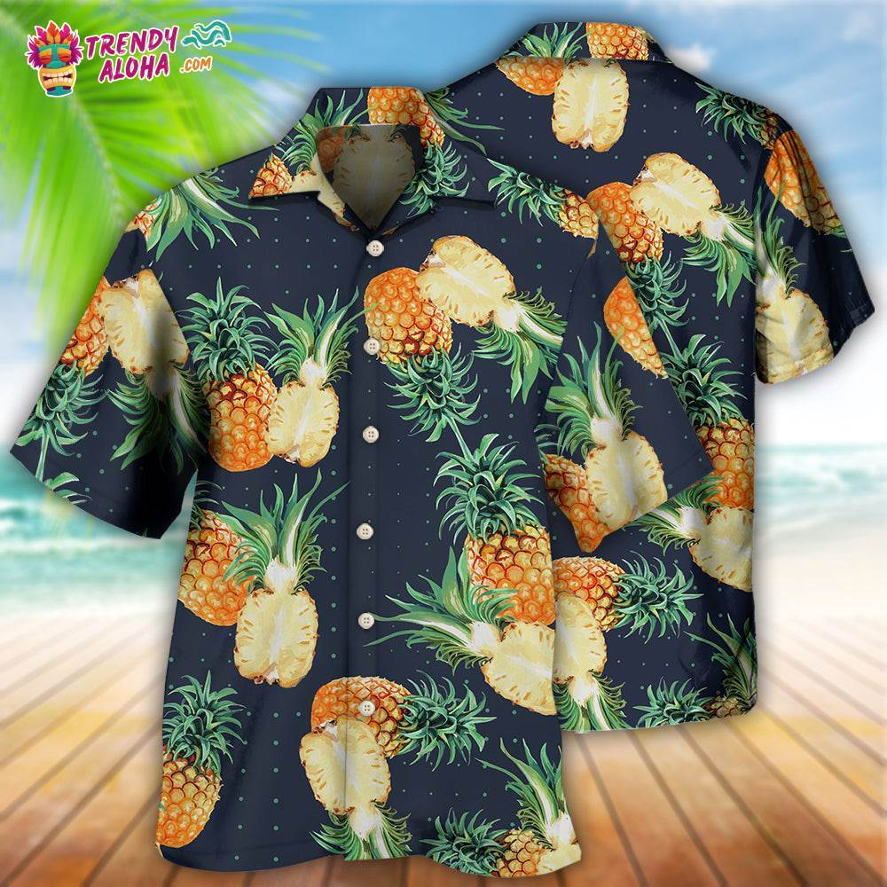 Fruit Pineapple Tropical Cool Hawaiian Shirt – Trendy Aloha