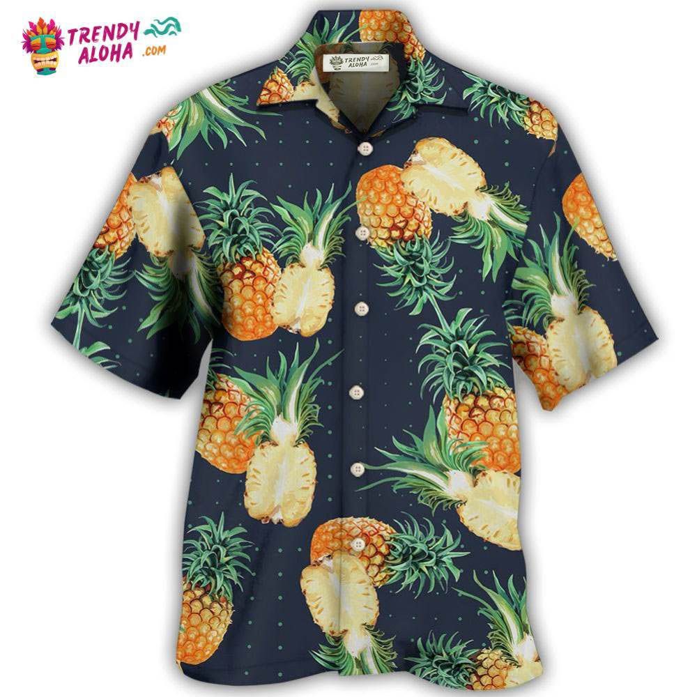 Fruit Pineapple Tropical Cool Hawaiian Shirt – Trendy Aloha