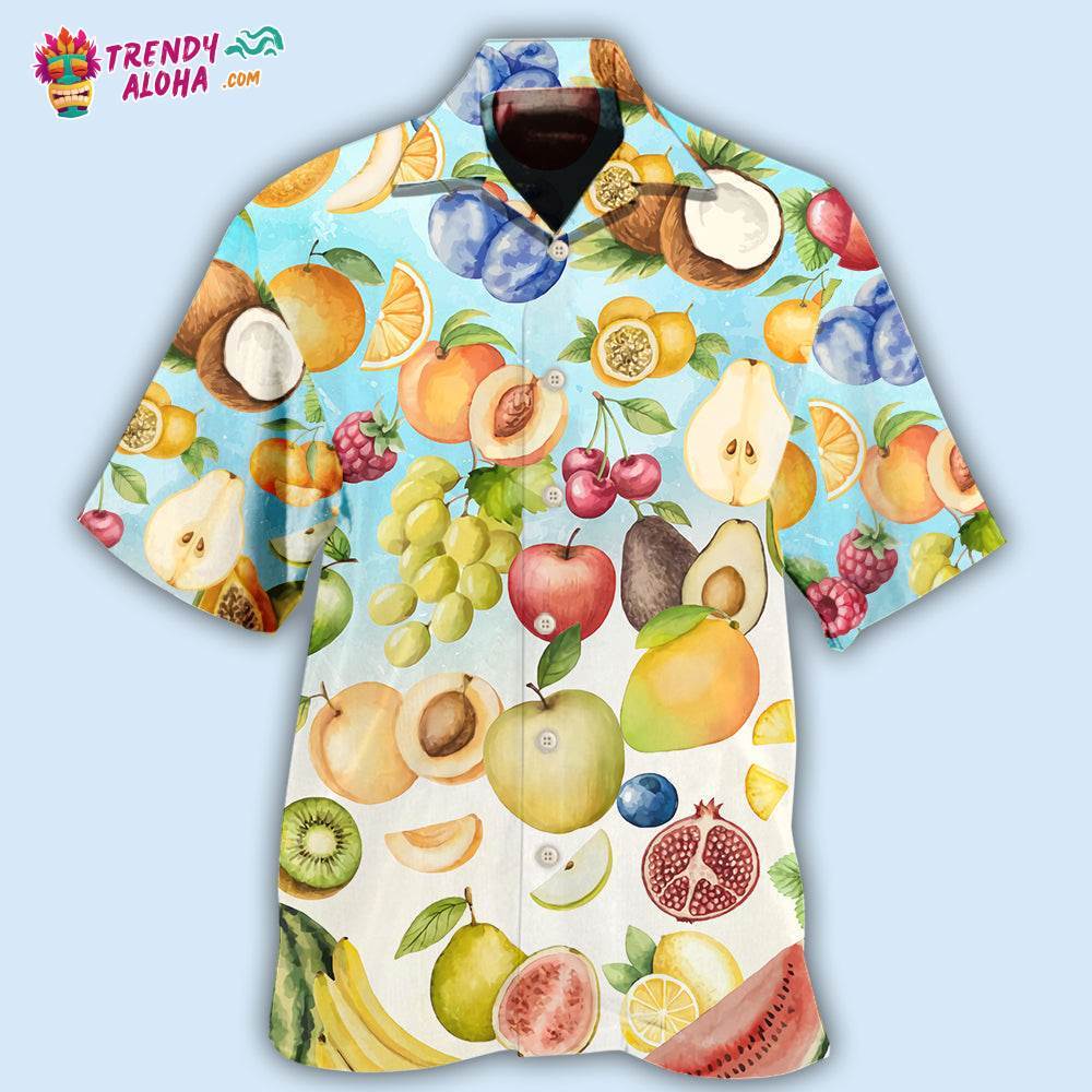 Fruit Summer Good Basic Background Hawaiian Shirt – Trendy Aloha
