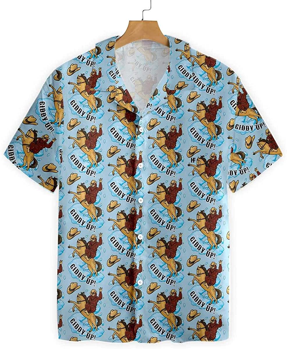 Funny Bigfoot Design Hawaiian Shirt Exclusive Look