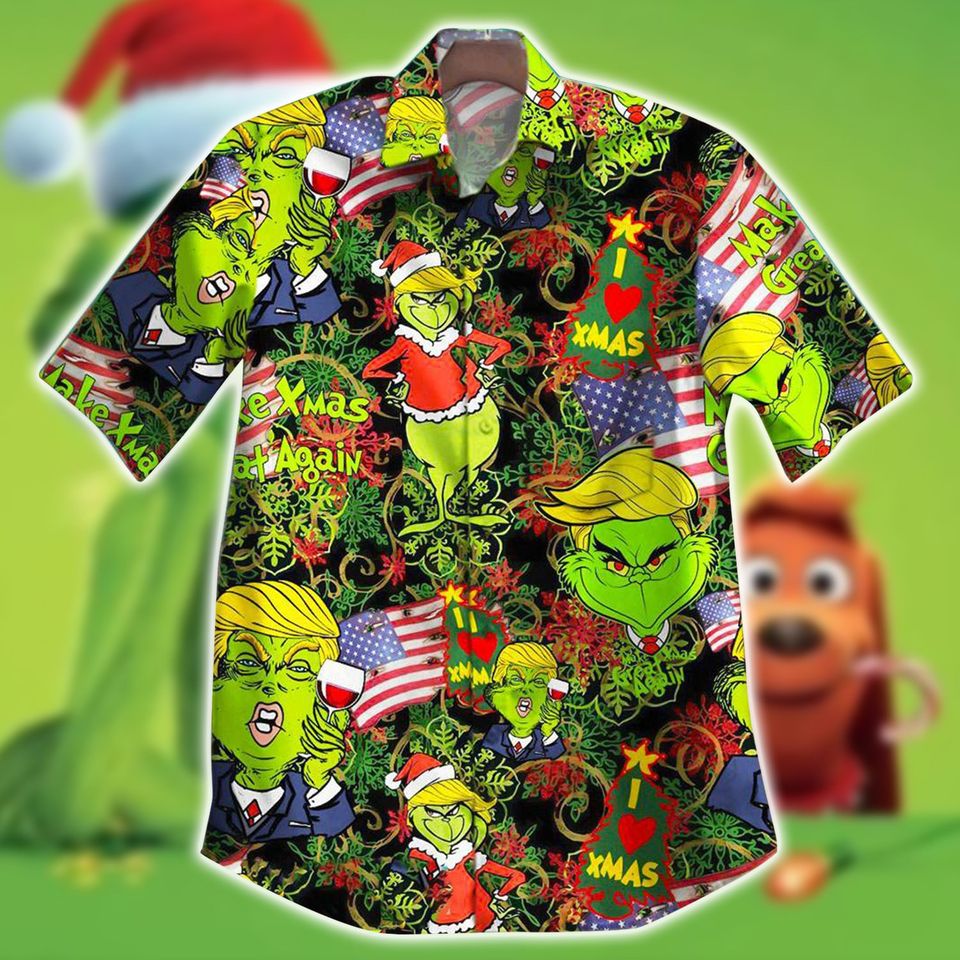Funny Character Design President Shirt Trump Hawaiian Shirt