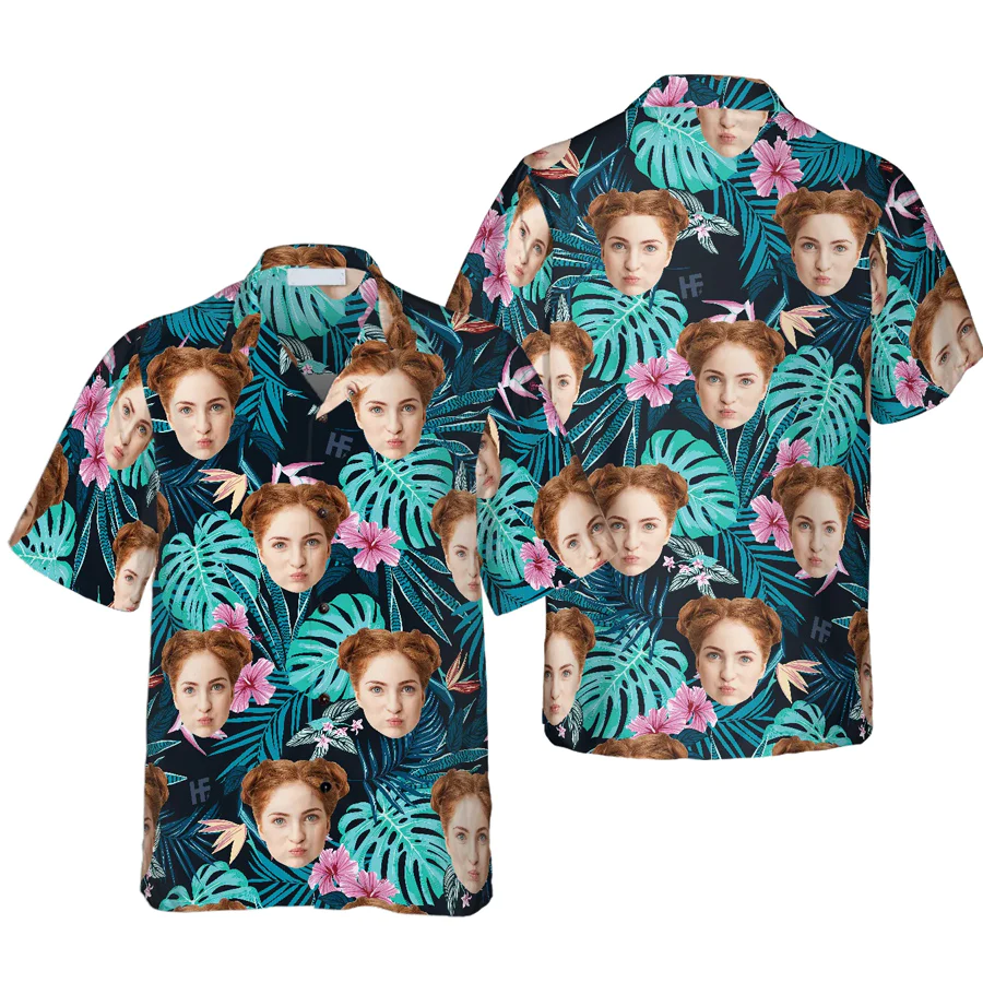 Funny Custom Face Custom Trendy Hawaiian Shirt, Men Trendy Hawaiian Shirt Funny Custom Face Custom Trendy Hawaiian Shirt, Men Trendy Hawaiian Shirt