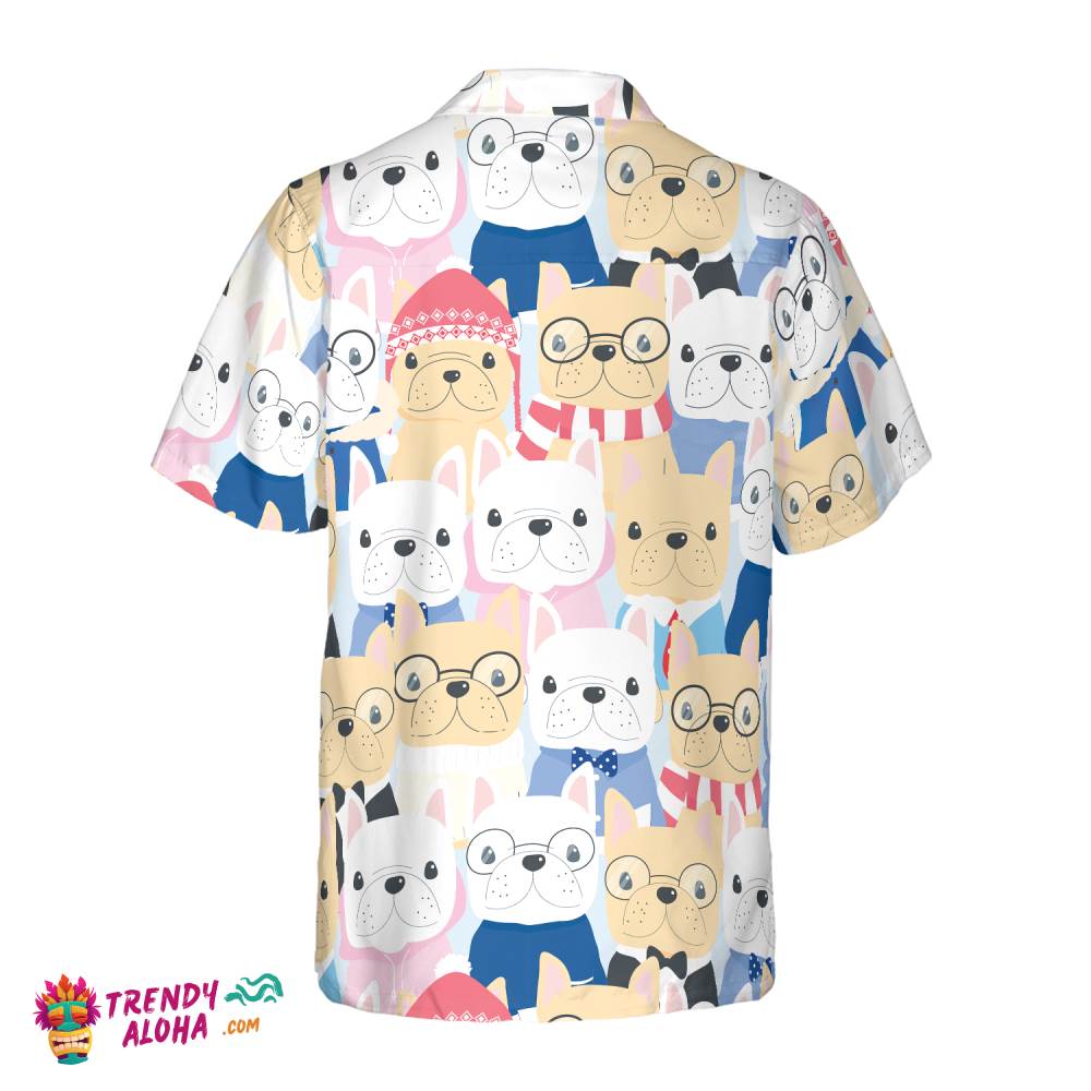 Funny French Bulldog Hawaiian Shirt