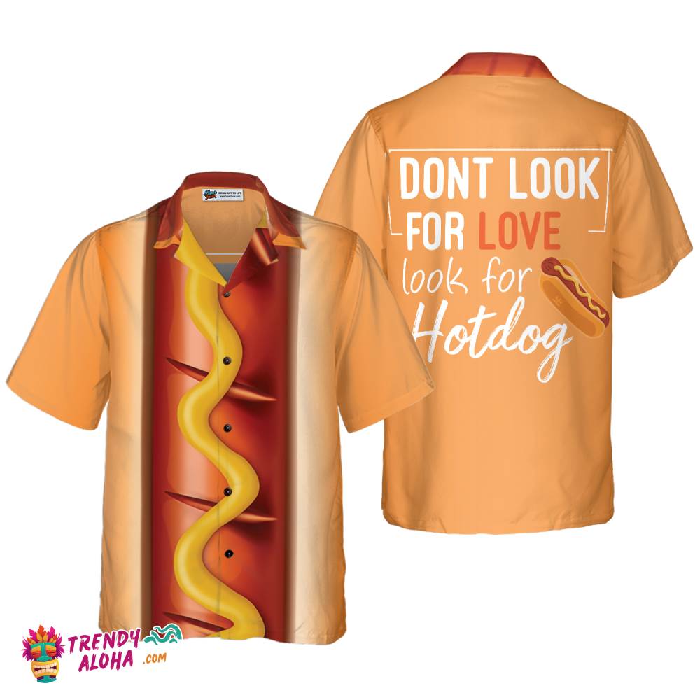 Funny Halloween Hot Dog Costume Shirt Hawaiian Shirt Funny Halloween Hot Dog Costume Shirt Hawaiian Shirt