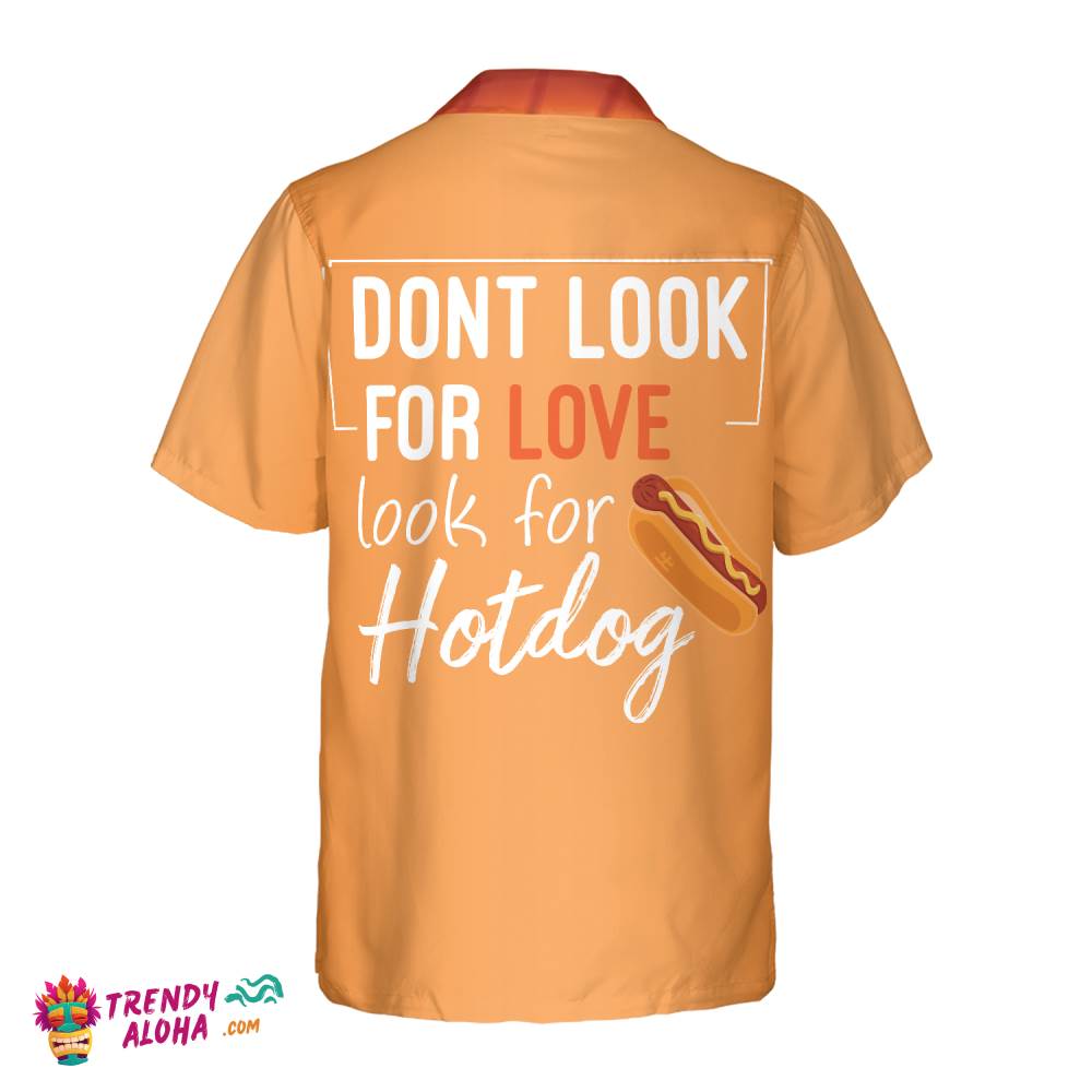 Funny Halloween Hot Dog Costume Shirt Hawaiian Shirt
