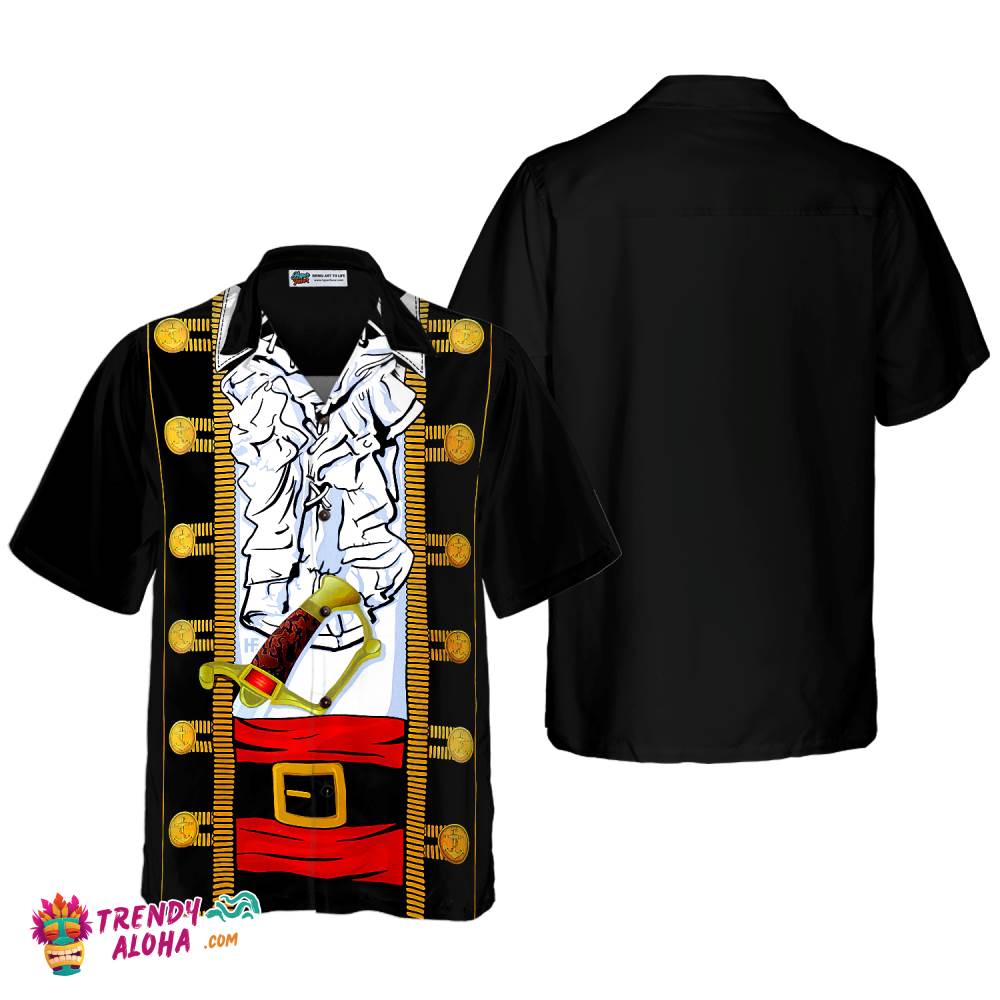 Funny Halloween Pirate Costume Hawaiian Shirt