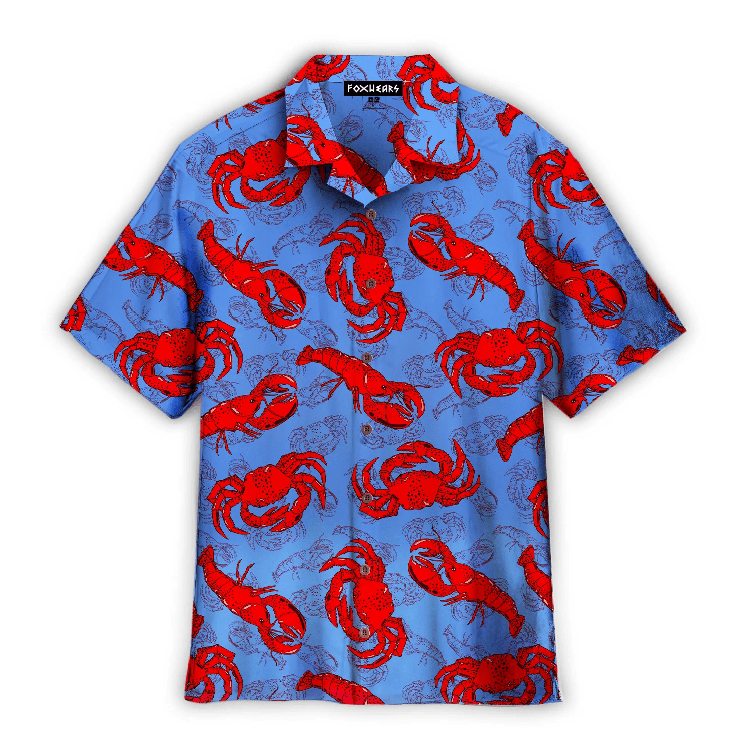 Funny Lobster And Crab Trendy Hawaiian Shirt For Aloha Shirt