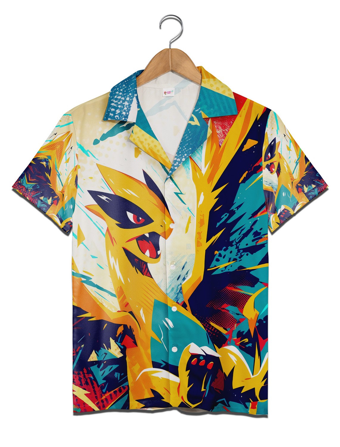 Funny Pokemon Character Hawaiian Shirt Cool Anime Cartoon Shirt for Summer Parties Unisex Fit