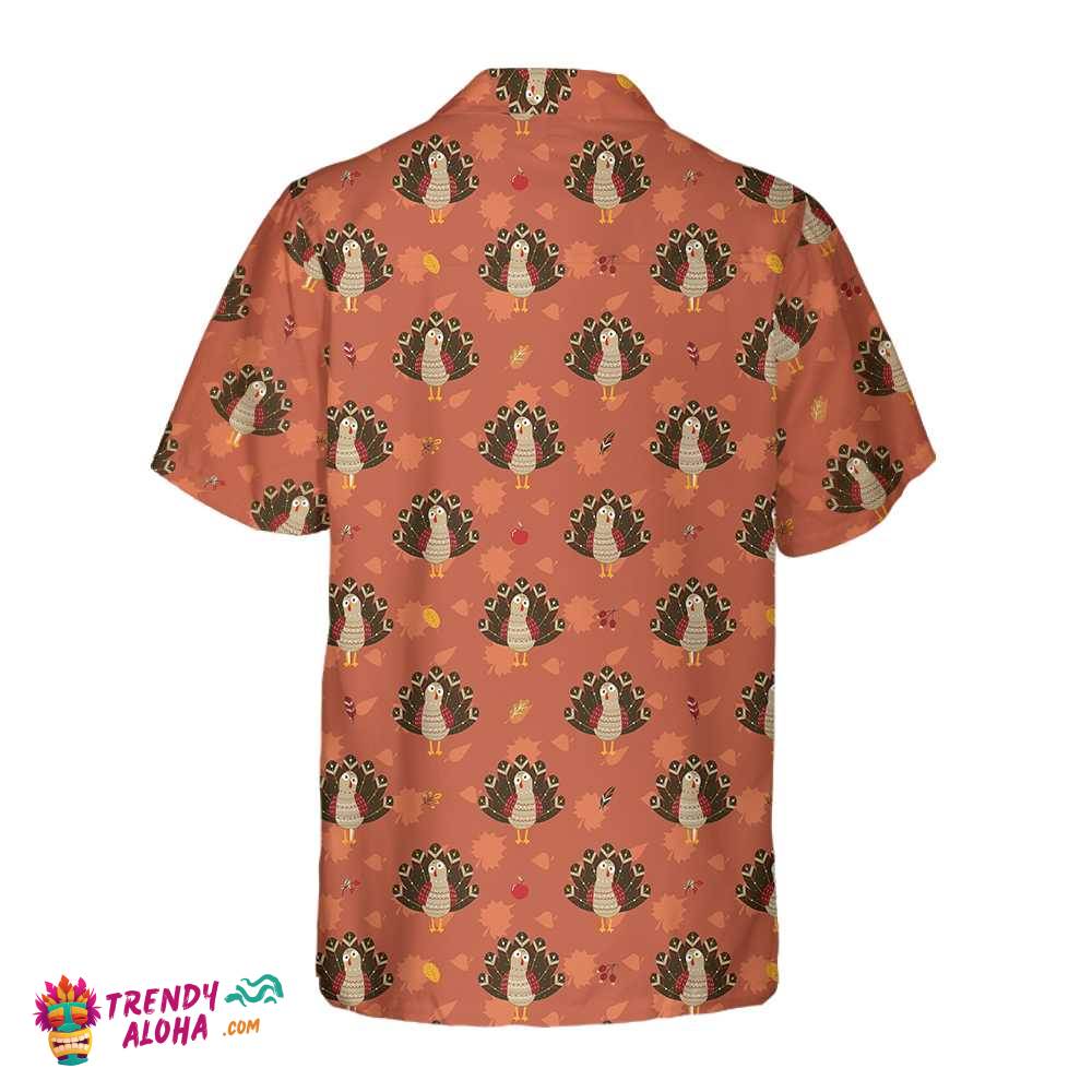 Funny Thanksgiving Turkeys Hawaiian Shirt, Turkey Gobble Shirt, Gift For Thanksgiving Day