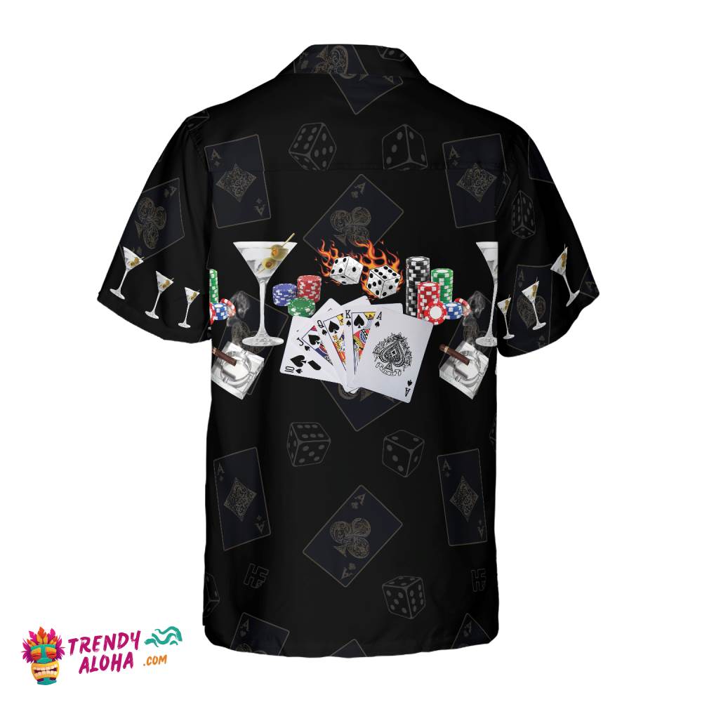Gambling And Wine Hawaiian Shirt