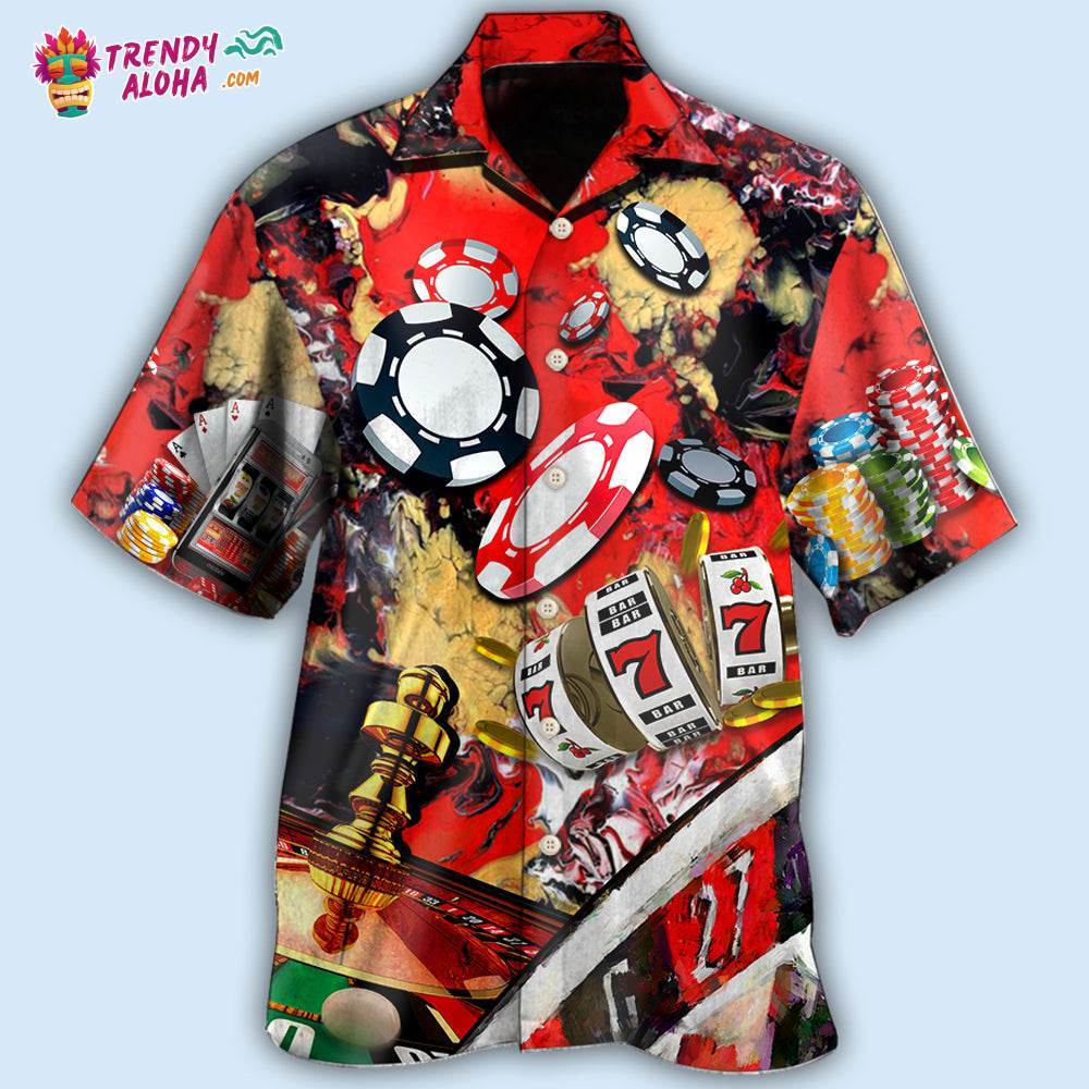 Gambling Casino Gambling Style Hawaiian Shirt – Trendy Aloha