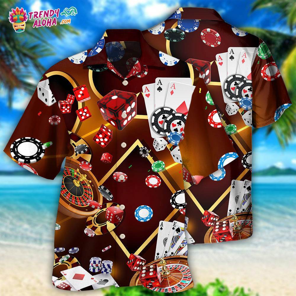 Gambling Casino Luxury Hawaiian Shirt – Trendy Aloha