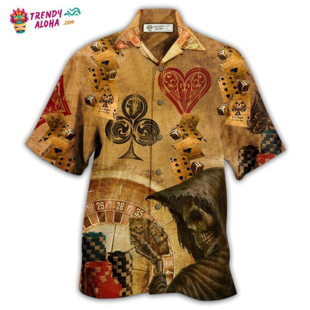 Gambling Dead Mans Hand Hawaiian Shirt – Trendy Aloha