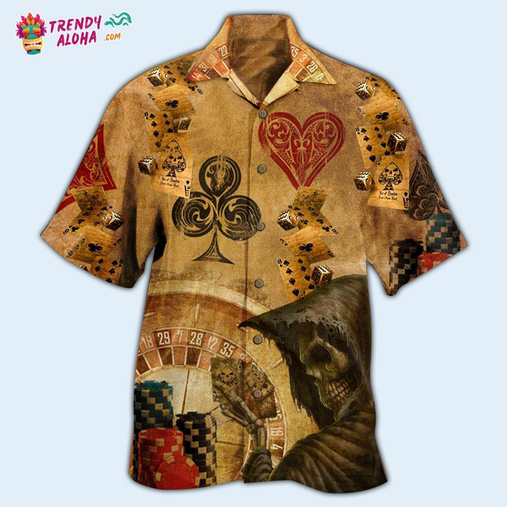 Gambling Dead Mans Hand Hawaiian Shirt – Trendy Aloha
