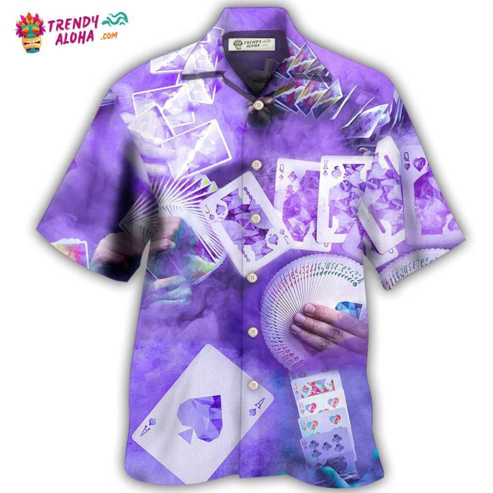 Gambling Purple Style Hawaiian Shirt – Trendy Aloha Gambling Purple Style Hawaiian Shirt – Trendy Aloha