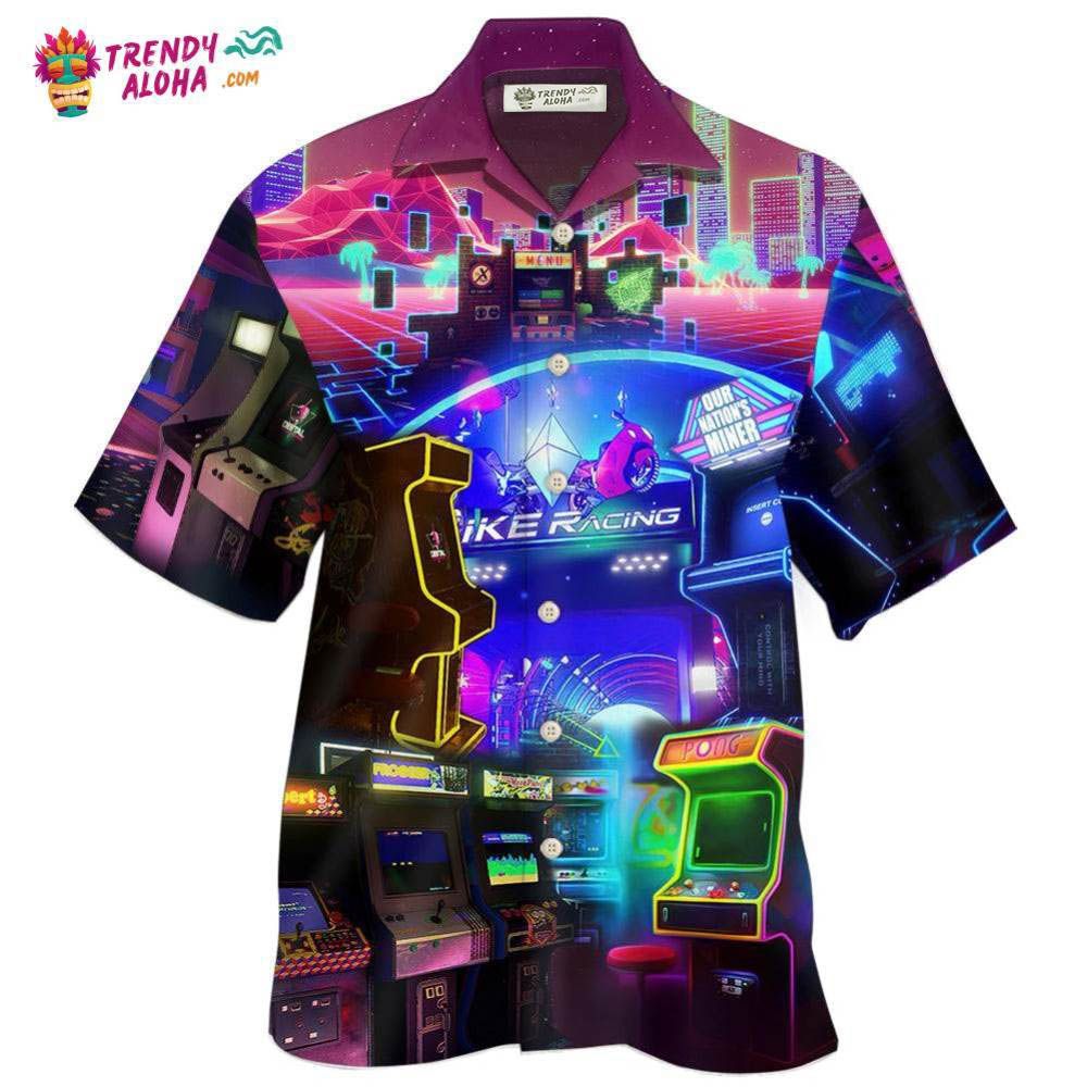 Game Arcade Gaming Make Me Happy Hawaiian Shirt – Trendy Aloha Game Arcade Gaming Make Me Happy Hawaiian Shirt – Trendy Aloha